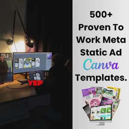 500+ Meta Ad Creatives Canva Templates